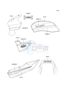 ZR 1200 A [ZRX1200R] (A4-A5) drawing DECALS-- GREEN- --- A5- -