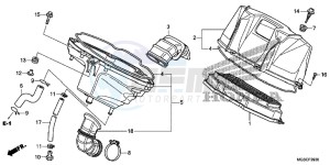 NC700DD INTEGRA E drawing AIR CLEANER