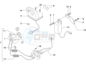 X9 500 Evolution ABS 2006-2007 drawing Handsfree kit