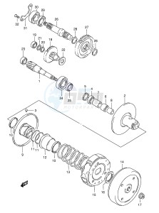 AE50 (E1) drawing TRANSMISSION (2)(E.NO.A129-153741~)