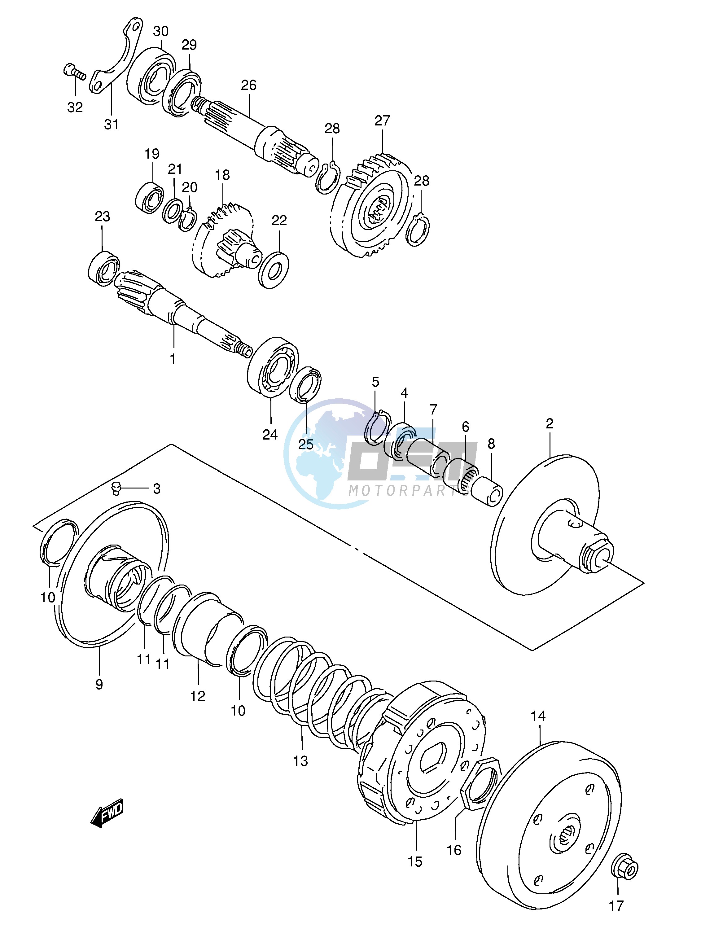 TRANSMISSION (2)(E.NO.A129-153741~)