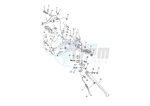 WR F 450 drawing STAND-FOODREST