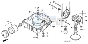 VFR8009 Europe Direct - (ED / MME) drawing OIL PUMP