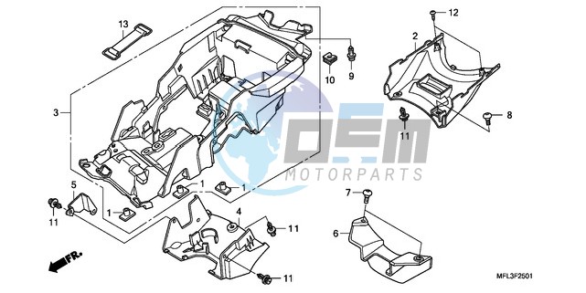 REAR FENDER (CBR1000RA)