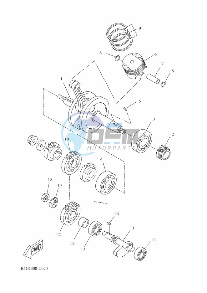 CRANKSHAFT & PISTON