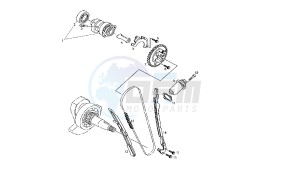 MULHACEN - CAFE' - NIETO - 660 CC EU2 - EU3 - NIETO EU3 drawing CAMSHAFT