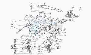 California 1100 Stone Special Sport drawing Foot rests