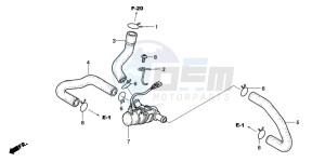 CBR1000RR drawing AIR INJECTION CONTROL VALVE (CBR1000RR4/5)