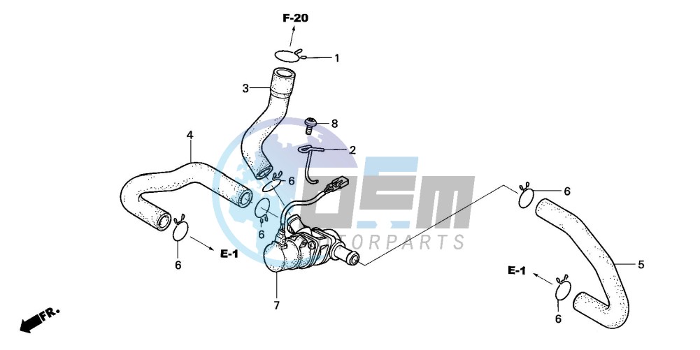 AIR INJECTION CONTROL VALVE (CBR1000RR4/5)