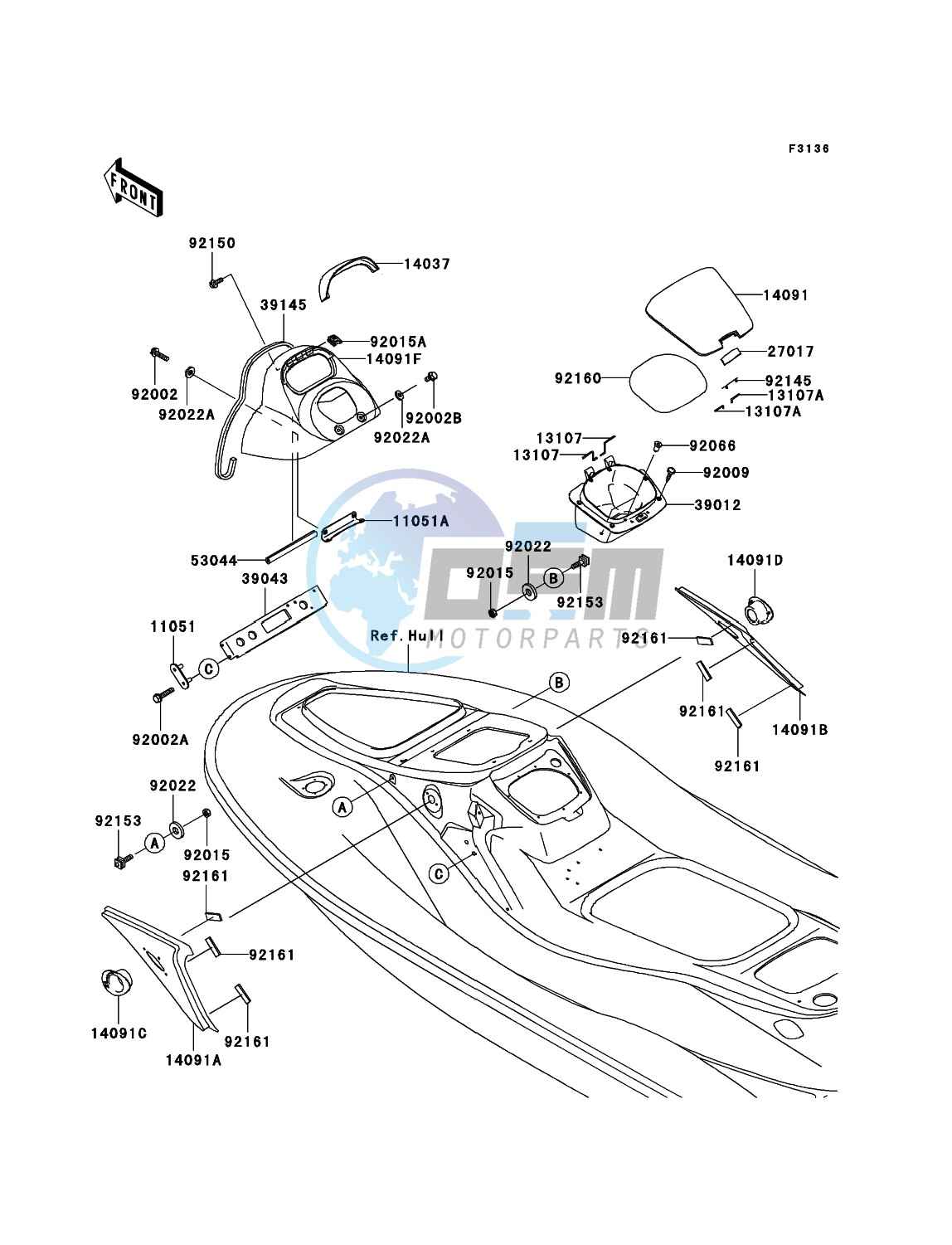 Hull Middle Fittings