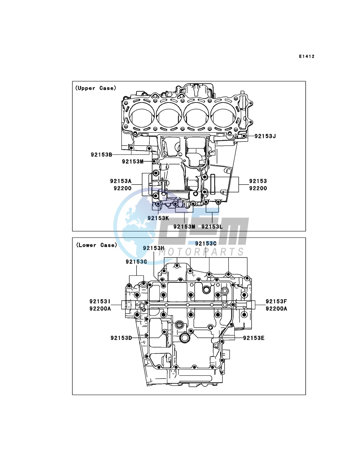 Crankcase Bolt Pattern