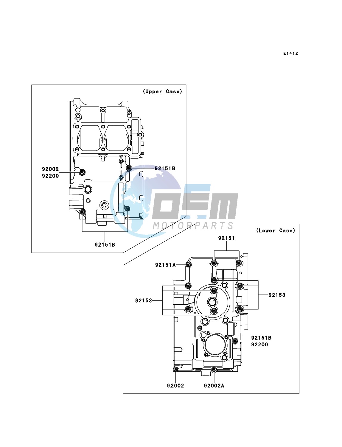 Crankcase Bolt Pattern