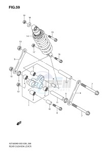 VZ1500 (E3-E28) drawing REAR CUSHION LEVER