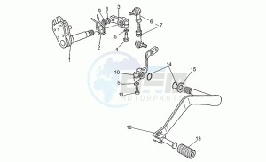 Quota 1000 drawing Gear lever