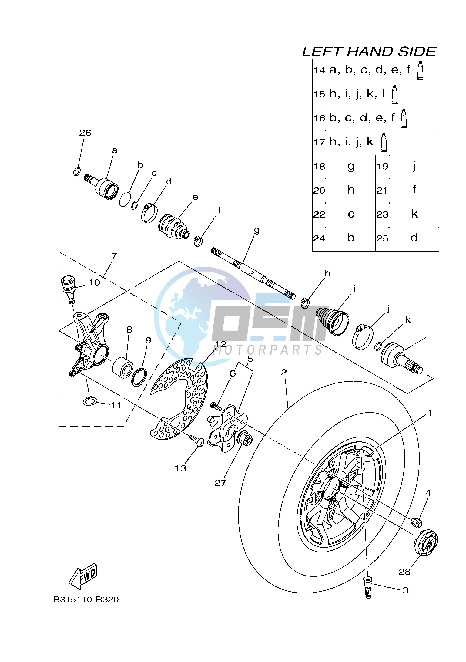 FRONT WHEEL