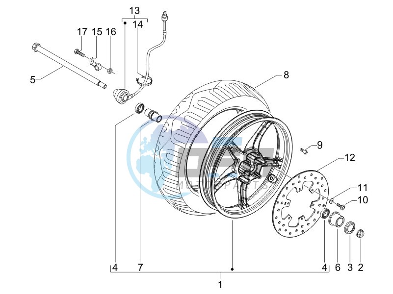 Front wheel