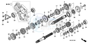 CBF1000FB drawing TRANSMISSION