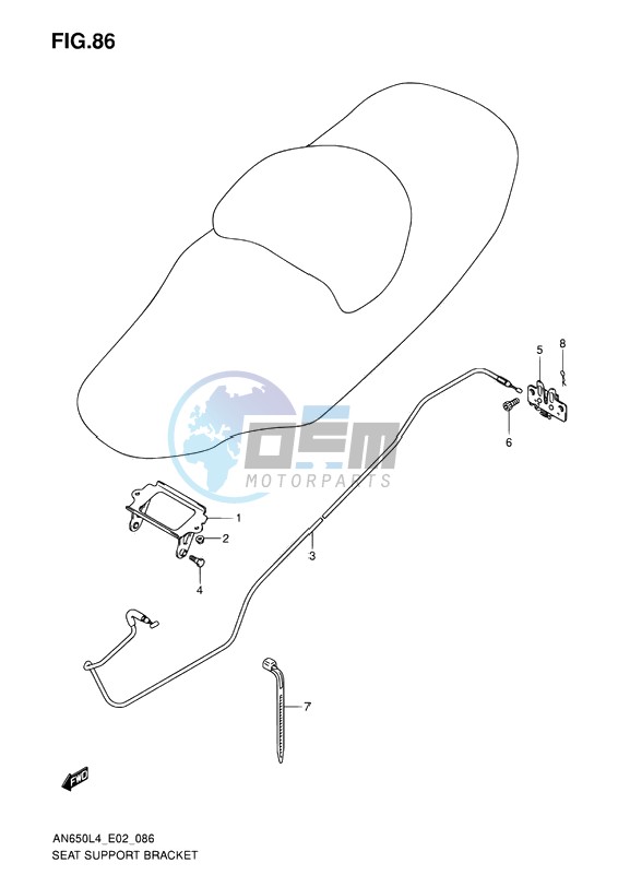 SEAT SUPPORT BRACKET