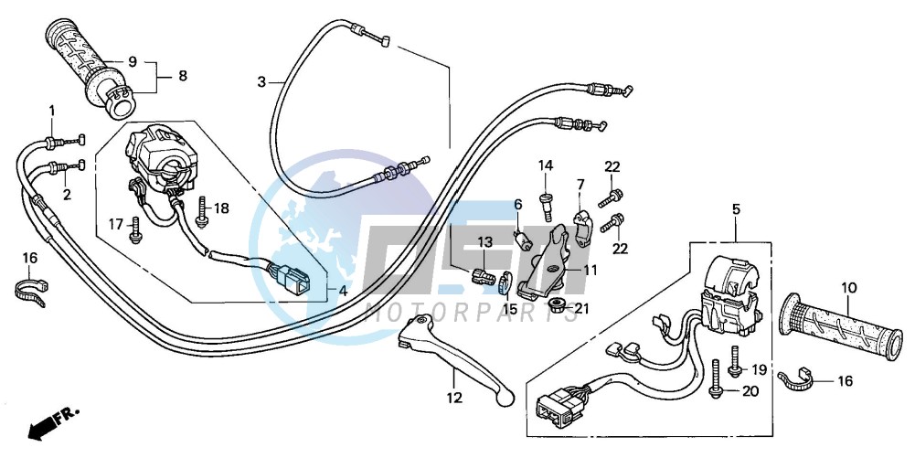 HANDLE LEVER/SWITCH/CABLE (2)