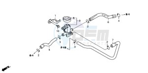 VT750C drawing AIR INJECTION CONTROL VALVE