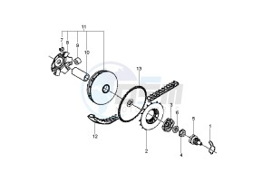 LX 4T 50 drawing Driving pulley