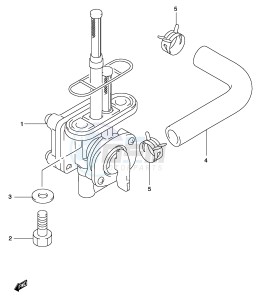 GZ250 (P3) drawing FUEL COCK