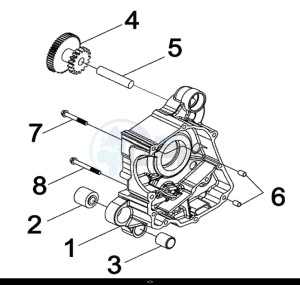 MIO 115 (FS11W1-EU) (L7-M0) drawing R CRANK CASE COMP