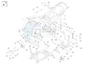 California 1400 Touring ABS USA-CND 1380 drawing Frame