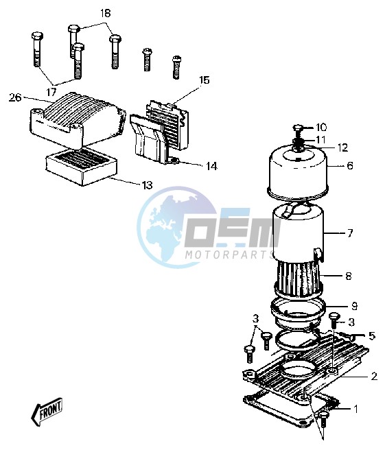 AIR CLEANER -- 69-73- -