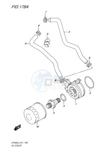 SFV 650 ABS GLADIUS EU drawing OIL COOLER