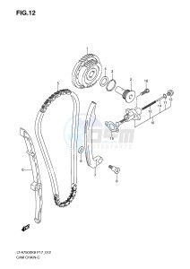 LT-A750X (P17) drawing CAM CHAIN