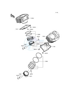 VULCAN 900 CLASSIC VN900BGF GB XX (EU ME A(FRICA) drawing Cylinder/Piston(s)