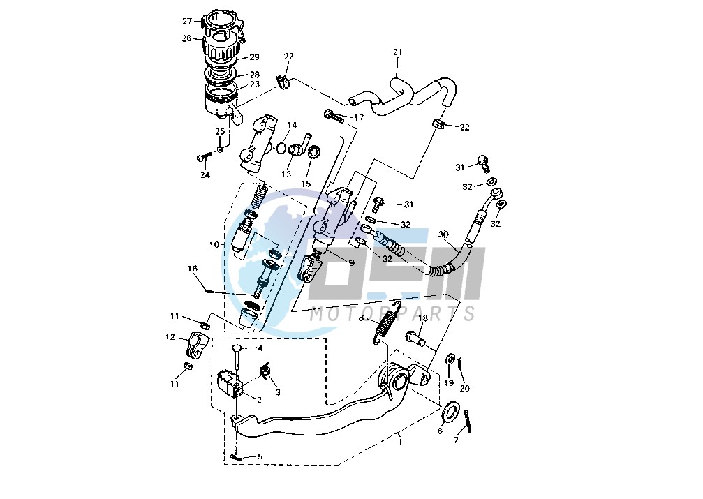 REAR MASTER CYLINDER