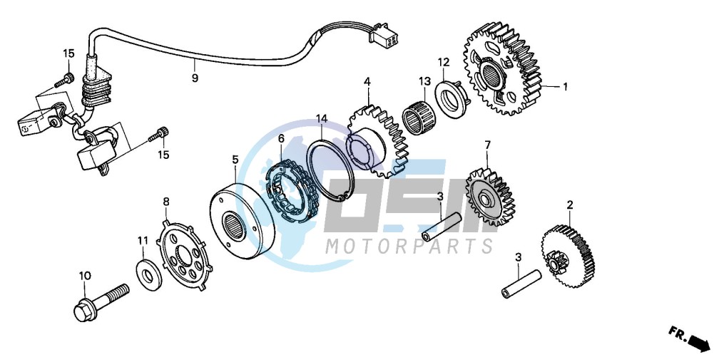 PULSE GENERATOR/ STARTING CLUTCH