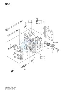 AN400 BURGMAN EU drawing CYLINDER HEAD