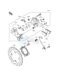 NINJA_ZX-6R ZX636EEF FR GB XX (EU ME A(FRICA) drawing Rear Brake