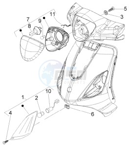 Fly 50 2t drawing Head lamp