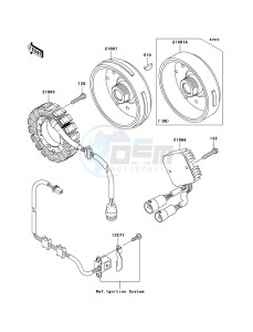 KVF360 4x4 KVF360A8F EU GB drawing Generator