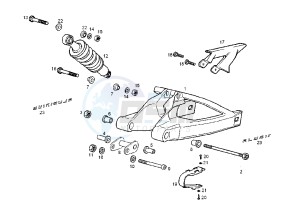 GPR RACING - 50 cc drawing REAR ARM