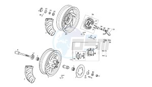 ATLANTIS - 50 CC Euro 2 4T drawing WHEELS