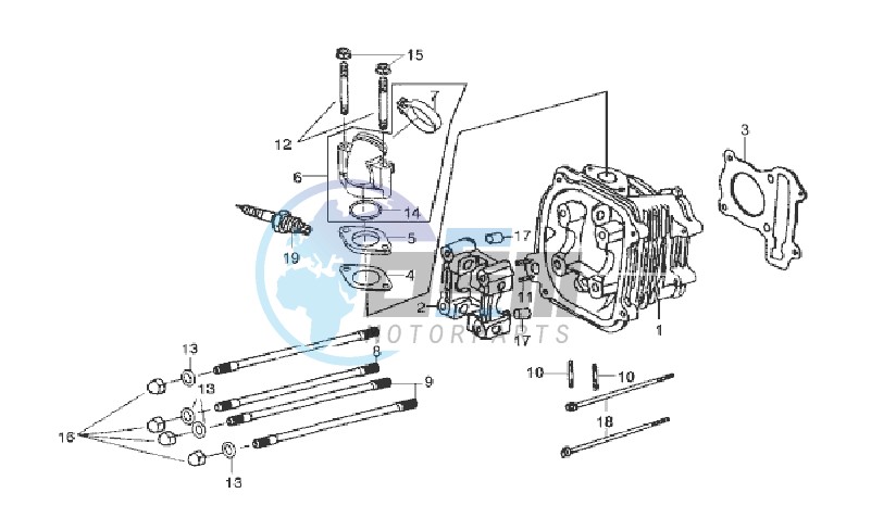 CYLINDER HEAD KPL.