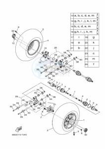 YFM450FWBD YFM45KPLK (BB5H) drawing REAR WHEEL