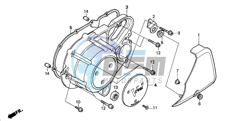 LEFT CRANKCASE COVER