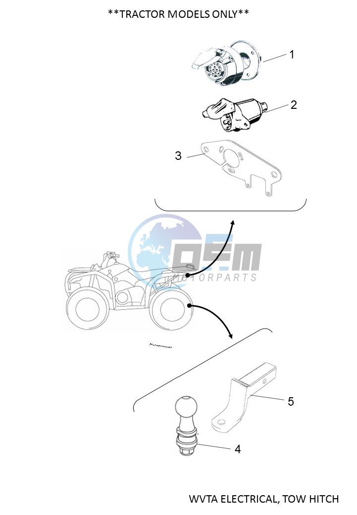 WVTA ELECTRICAL, TOW HITCH