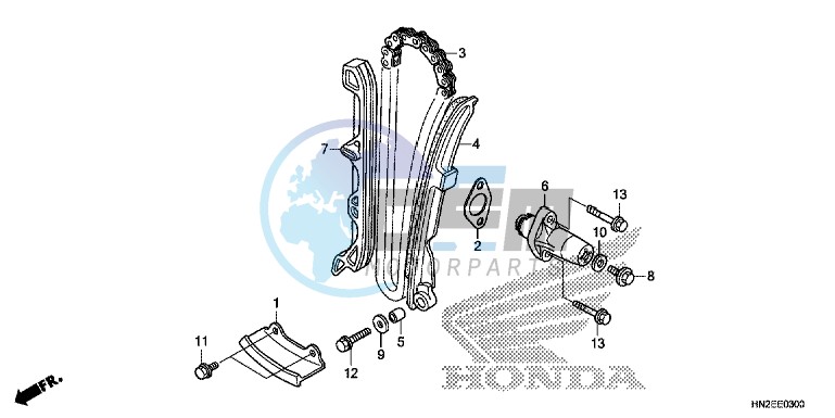 CAM CHAIN/ TENSIONER