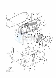 GPD125-A NMAX 125 (BAL1) drawing FUEL TANK