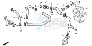 VT1100C2 drawing WATER PIPE