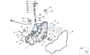 Tuono 1000 v4 R Std APRC drawing Clutch cover