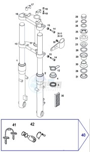 SPRINT_SPORT_30_L1 50 L1 drawing Front forks