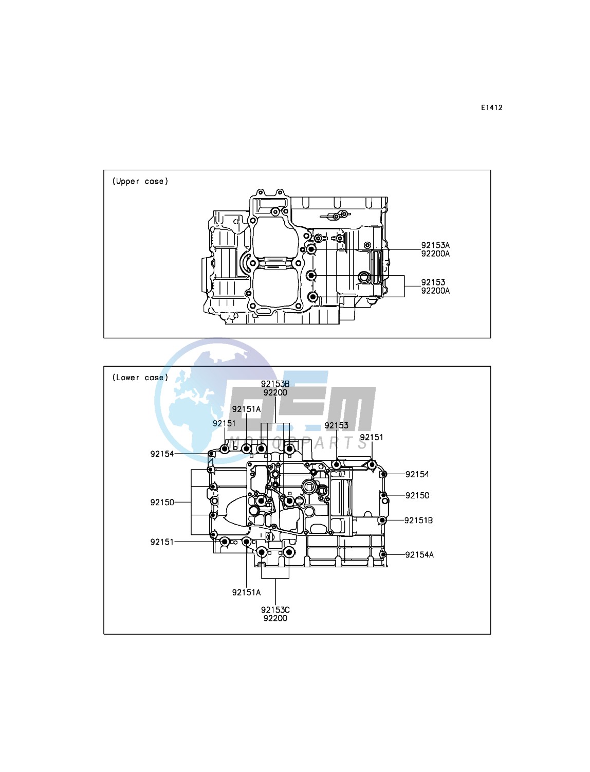 Crankcase Bolt Pattern